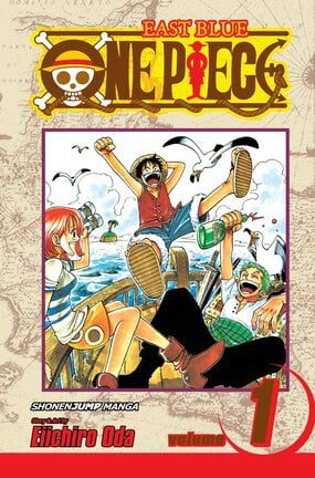 A poster of manga- One Piece volume 1